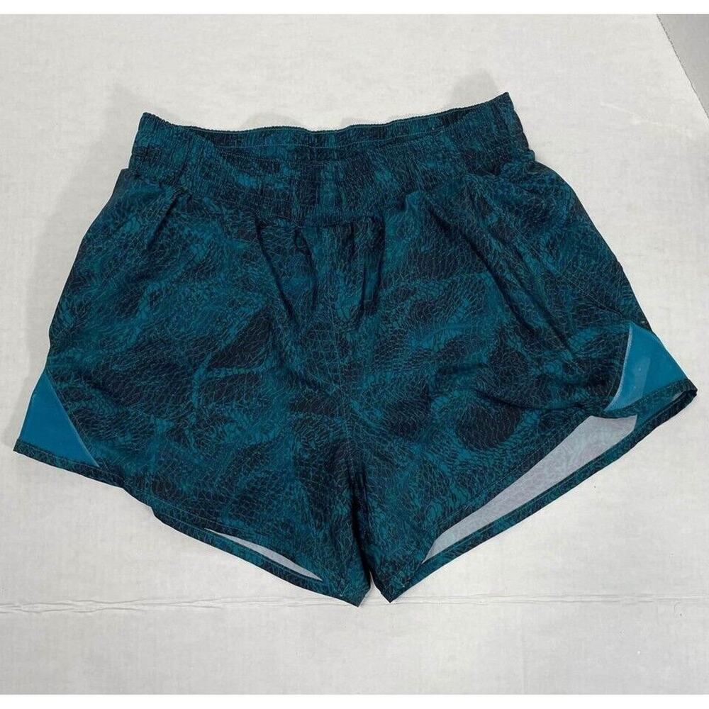 All in Motion Women's Lined Run Shorts Blue Green Size XS